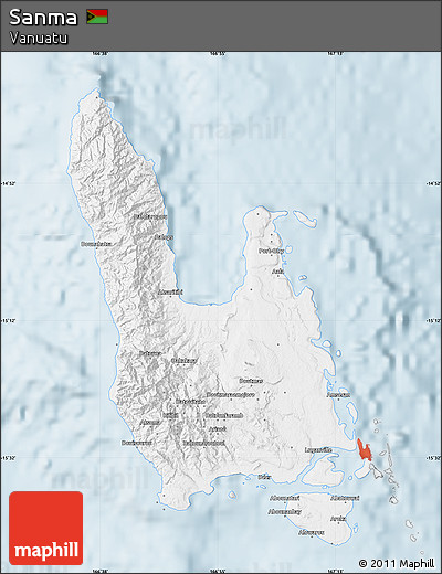 Silver Style Map of Sanma