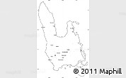 Blank Simple Map of Sanma, cropped outside