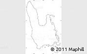 Blank Simple Map of Sanma, no labels
