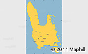 Savanna Style Simple Map of Sanma