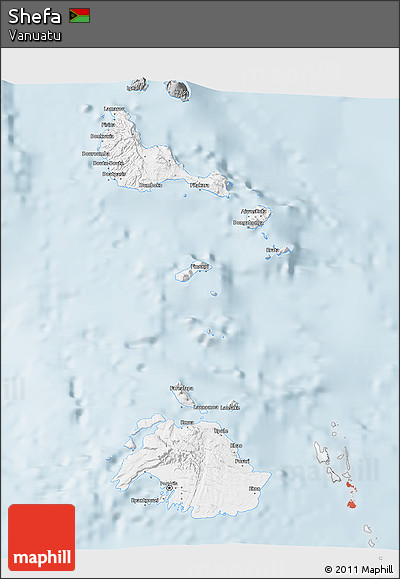 Gray 3D Map of Shefa