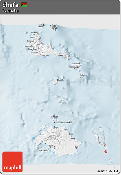 Gray 3D Map of Shefa
