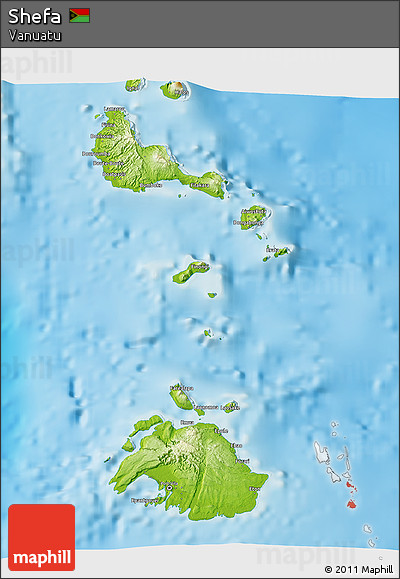 Physical 3D Map of Shefa