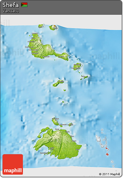Physical 3D Map of Shefa
