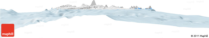 Gray Horizon Map of Shefa, single color outside