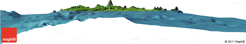 Satellite Horizon Map of Shefa