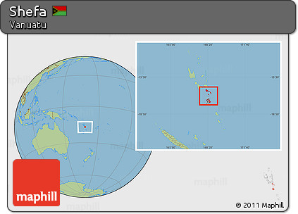 Savanna Style Location Map of Shefa