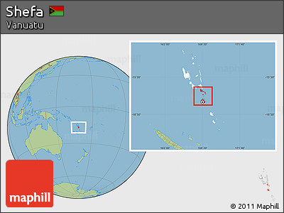 Savanna Style Location Map of Shefa, highlighted country