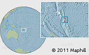 Savanna Style Location Map of Shefa, highlighted country, hill shading