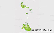 Physical Map of Shefa, cropped outside