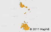 Political Map of Shefa, cropped outside