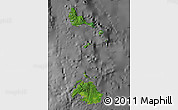 Satellite Map of Shefa, desaturated