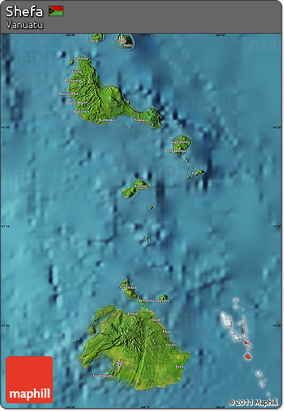 Satellite Map of Shefa
