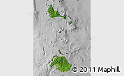 Satellite Map of Shefa, lighten, desaturated