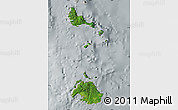Satellite Map of Shefa, lighten, semi-desaturated