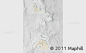 Shaded Relief Map of Shefa, lighten, desaturated