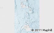 Silver Style Map of Shefa, single color outside