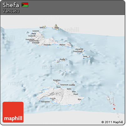 Classic Style Panoramic Map of Shefa