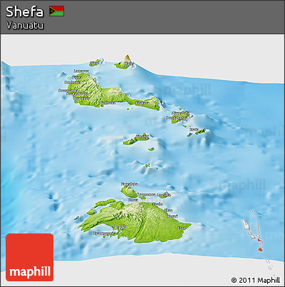Physical Panoramic Map of Shefa