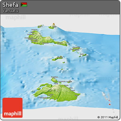 Physical Panoramic Map of Shefa