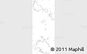 Blank Simple Map of Shefa, cropped outside