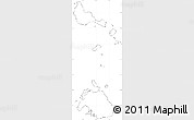 Blank Simple Map of Shefa, no labels