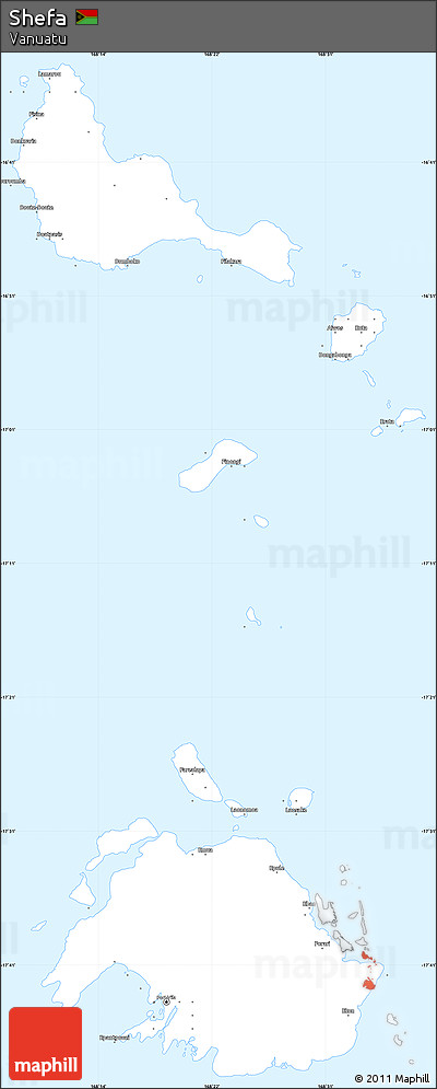 Classic Style Simple Map of Shefa