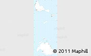 Gray Simple Map of Shefa, single color outside