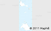 Silver Style Simple Map of Shefa, single color outside