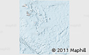Gray 3D Map of Tafea, single color outside