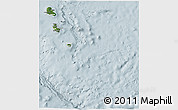 Satellite 3D Map of Tafea, lighten