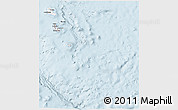 Silver Style 3D Map of Tafea, single color outside