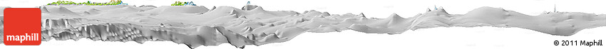 Physical Horizon Map of Tafea, lighten, desaturated
