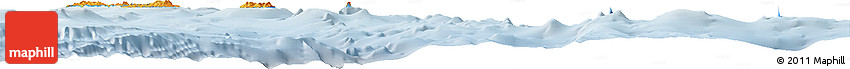 Political Horizon Map of Tafea, lighten