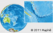 Physical Location Map of Tafea