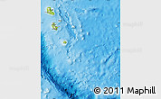 Physical Map of Tafea, single color outside