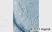 Shaded Relief Map of Tafea, semi-desaturated