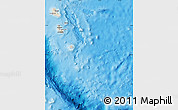 Shaded Relief Map of Tafea, single color outside