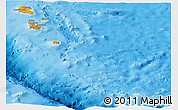 Political Panoramic Map of Tafea, single color outside