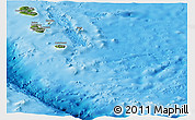Satellite Panoramic Map of Tafea, physical outside