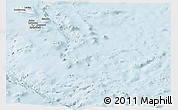 Silver Style Panoramic Map of Tafea, single color outside