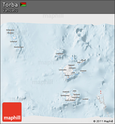 Gray 3D Map of Torba