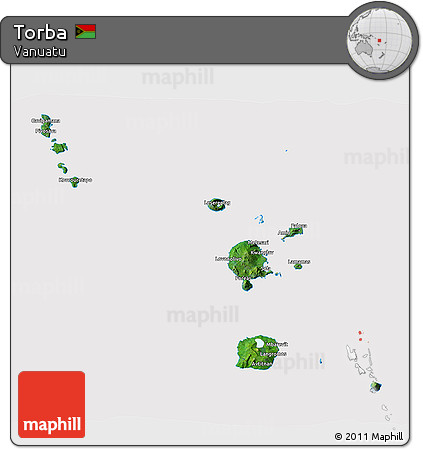 Satellite 3D Map of Torba, cropped outside