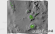 Satellite 3D Map of Torba, desaturated
