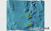 Satellite 3D Map of Torba, single color outside