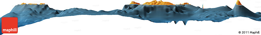 Political Horizon Map of Torba, darken