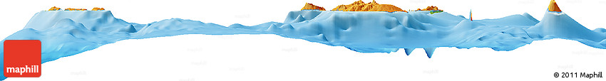 Political Horizon Map of Torba, physical outside