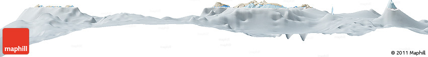 Shaded Relief Horizon Map of Torba, lighten, semi-desaturated Shaded Relief Horizon Map of Torba, lighten, semi-desaturated