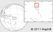 Blank Location Map of Torba, highlighted country, within the entire country