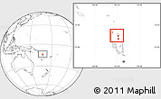 Blank Location Map of Torba, highlighted country